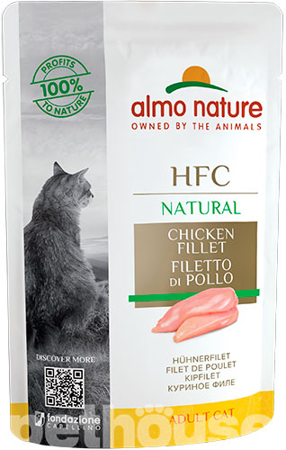 Almo Nature Вологий корм (шматочки в желе) з куркою для дорослих котів