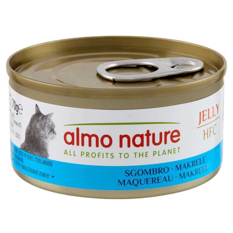 Almo Nature Вологий корм (шматочки в желе) з риба скумбрія для дорослих котів