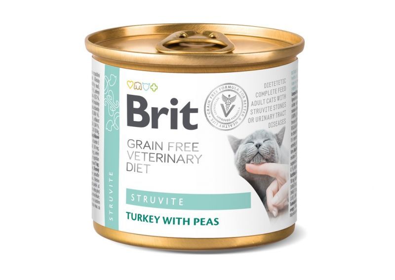 Brit Grain Free Veterinary Diets Корм з індичкою для котів