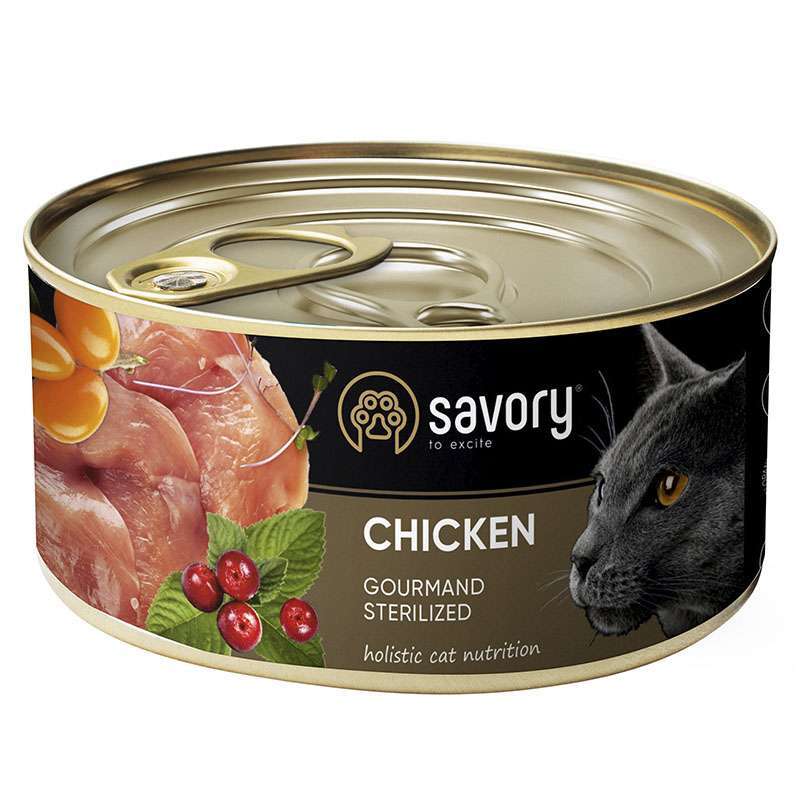 Savory Корм з куркою для котів