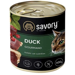 Savory Корм з качкою для дорослих котів