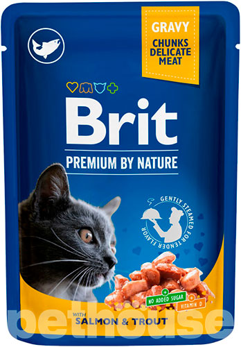Brit Premium Корм з м'ясо та м'ясні субпродукти риба для котів