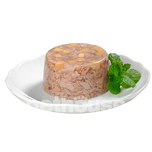 GimCat Вологий корм (шматочки в желе) з риба тунець для котів