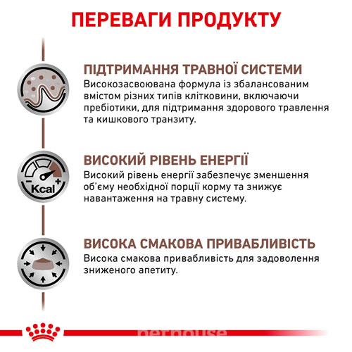 Royal Canin Gastrointestinal Moderate Calorie Feline Ветеринарна дієта для котів при порушеннях травлення (шматочки в підливі)