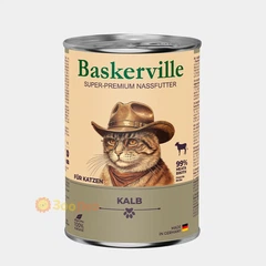 Baskerville Корм з м'ясо та м'ясні субпродукти телятина для котів