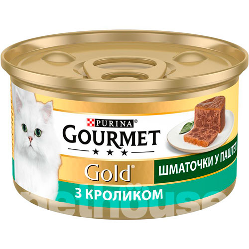 Gourmet Корм з м'ясо та м'ясні субпродукти кролик для дорослих котів
