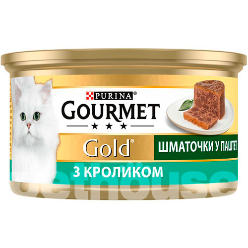 Gourmet Корм з м'ясо та м'ясні субпродукти кролик для дорослих котів