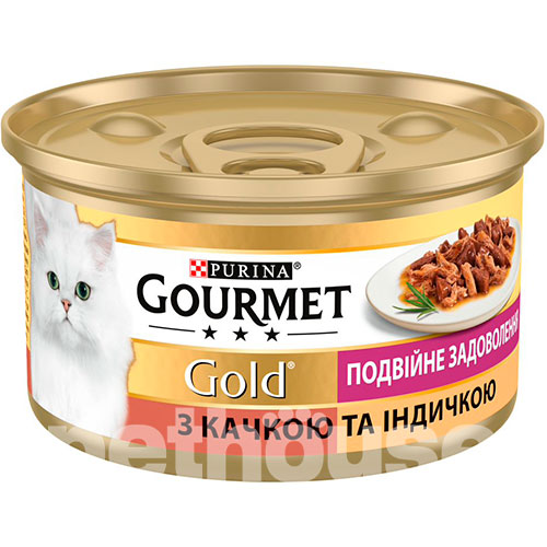 Gourmet Корм з качка м'ясо та м'ясні субпродукти індичка для дорослих котів