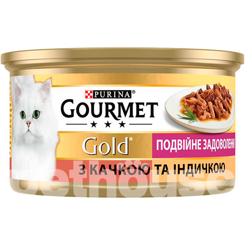 Gourmet Корм з качка м'ясо та м'ясні субпродукти індичка для дорослих котів