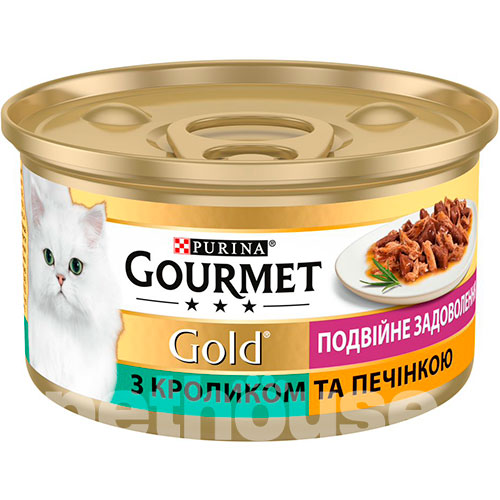 Gourmet Корм з м'ясо та м'ясні субпродукти кролик для дорослих котів