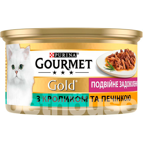 Gourmet Корм з м'ясо та м'ясні субпродукти кролик для дорослих котів