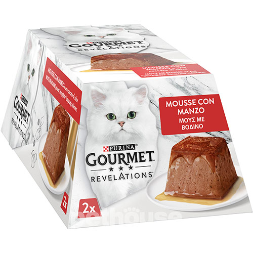 Gourmet Корм з м'ясо та м'ясні субпродукти яловичина для котів