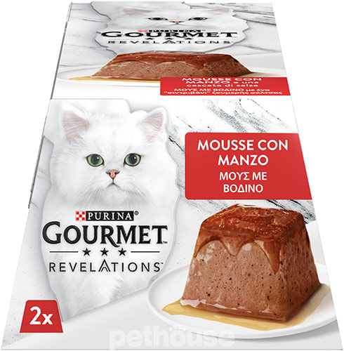 Gourmet Корм з м'ясо та м'ясні субпродукти яловичина для котів