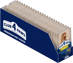 Club 4 Paws Вологий корм (шматочки в соусі) для дорослих собак