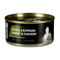 AnimAll Корм з курка кролик для котів