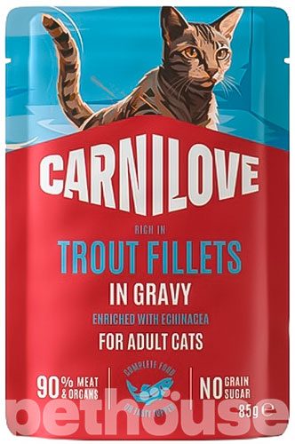 Carnilove Корм з курка форель для котів