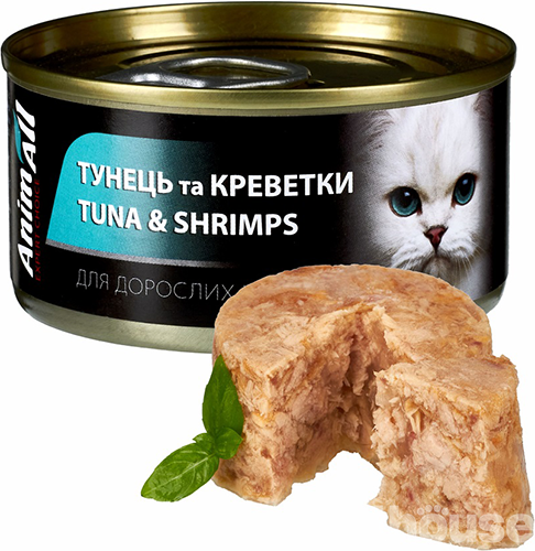 AnimAll Корм з тунцем для дорослих котів