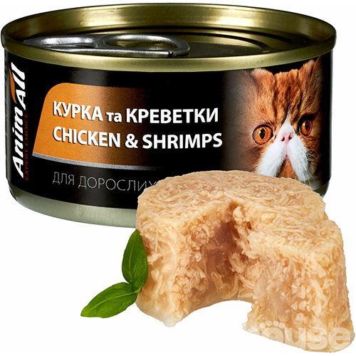 AnimAll Корм з куркою для дорослих котів