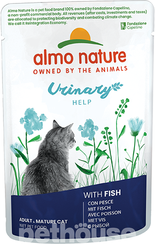 Almo Nature Вологий корм (шматочки в желе) з м'ясо та м'ясні субпродукти риба для котів