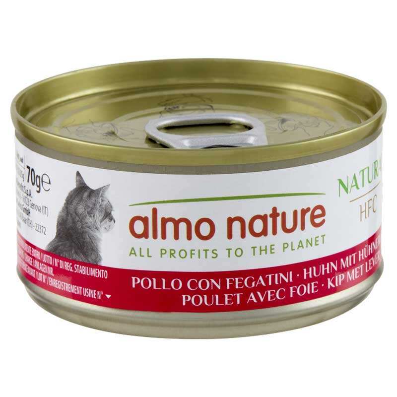 Almo Nature Вологий корм (шматочки в желе) з курка м'ясо та м'ясні субпродукти для дорослих котів