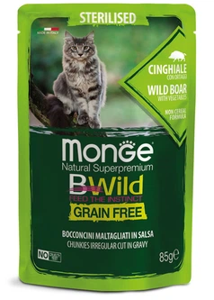 Monge Корм з курка м'ясо та м'ясні субпродукти риба тунець для котів