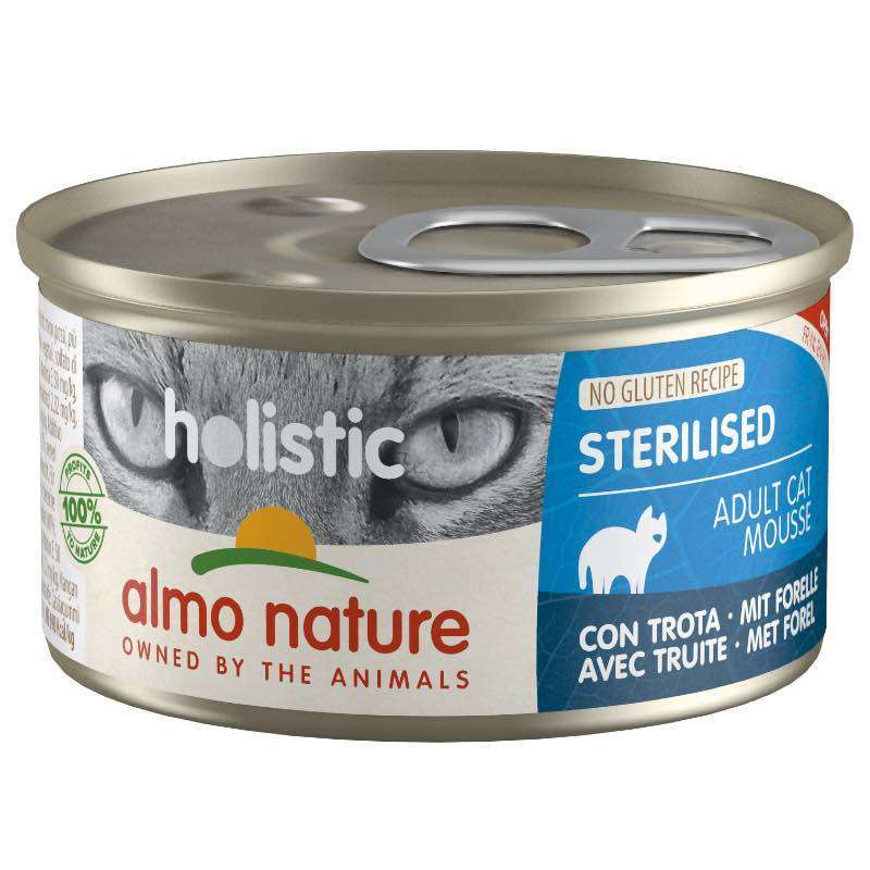 Almo Nature Корм з м'ясо та м'ясні субпродукти риба форель для дорослих котів
