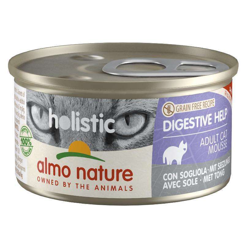 Almo Nature Корм з м'ясо та м'ясні субпродукти риба камбала для дорослих котів