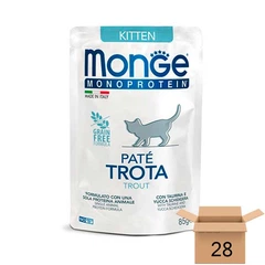 Monge Паштет з риба форель для кошенят