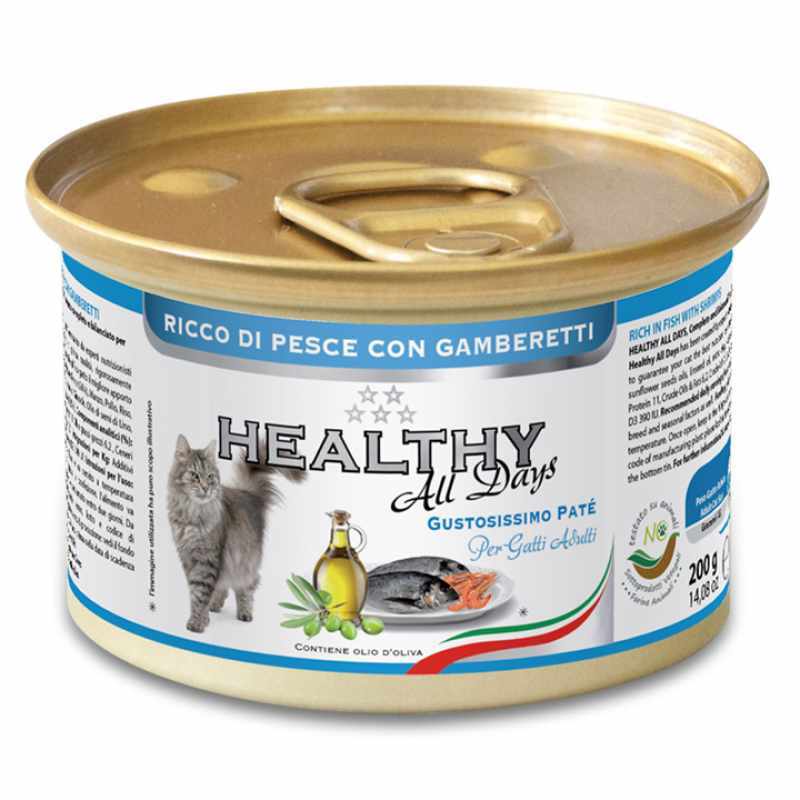 Healthy Корм з риба креветки для котів