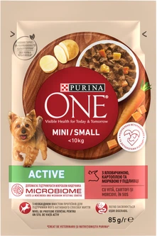 Purina One Вологий корм (шматочки в соусі) для собак мініатюрних порід