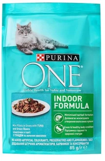 Purina ONE Корм з м'ясо та м'ясні субпродукти риба тунець для котів