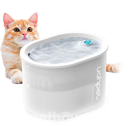 Uahpet Glow Wireless Pet Fountain - Напувальниця фонтан автономна для котів