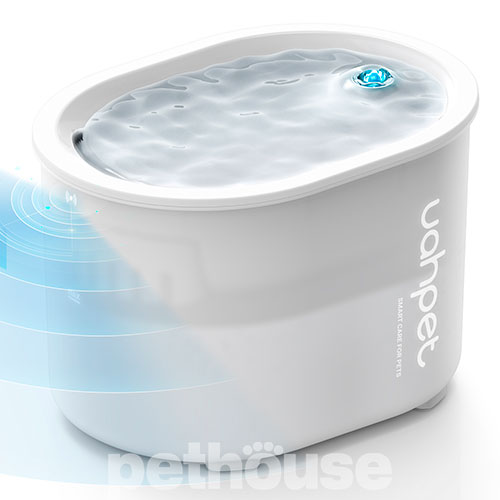 Uahpet Glow Wireless Pet Fountain - Напувальниця фонтан автономна для котів