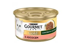 Корм для котів Gourmet Gold соковита насолода з лососем 85 г Purina