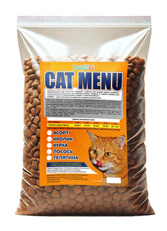 Корм для котів ZooVetLine Cat Menu Телятина 10 кг