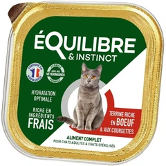 eQuilibre & Instinct Вологий корм (шматочки в соусі) для дорослих собак