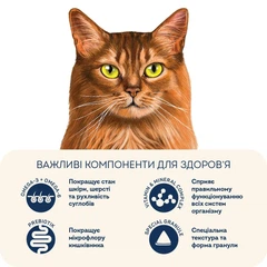 Корм для кішок Home Food з індичкою та лососем для здорової шкіри та блискучої шерсті 0,4кг (4820235020088)