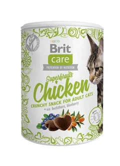 Brit Care Ласощі Superfruits Chicken куркою для котів