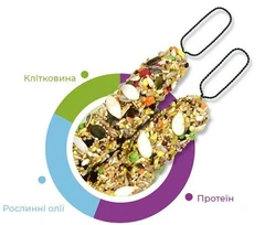 Padovan Ласощі Stix Fruit Pappagalli