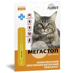 ProVET Препарат від зовнішніх внутрішніх для котів