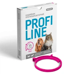 Нашийник ProVET ПрофіЛайн 35 см фуксія
