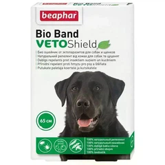 Нашийник БІО Beaphar Bio Band проти бліх та кліщів для собак та цуценят з 2-х міс, 65 см