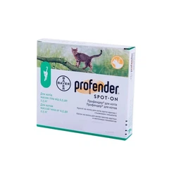 Bayer Препарат Profender Профендер вагою для котів