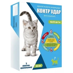 Без бренда Препарат Контр Удар для кошенят