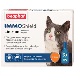 Beaphar Препарат Протипаразитарні діметіконом IMMO для котів