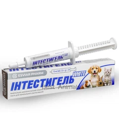 Esviar Pharm Інтестигель White - Паста-сорбент при отруєннях та гострій діареї для собак, котів та гризунів