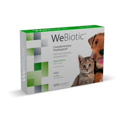 Wepharm WeBiotic Fast (Ві Біотик Фаст) 30табл для підтримання функції травлення у собак і котів
