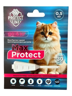 ProtectLine Препарат від бліх кліщів для котів