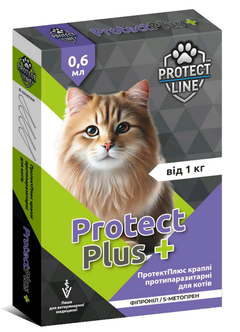 ProtectLine Препарат від бліх кліщів для котів