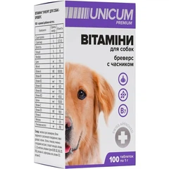 Unicum Добавка Бреверс Premium часником для собак